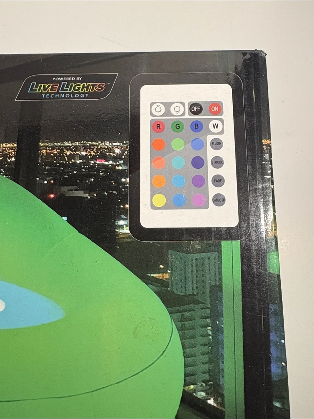 Illuminated Inflatable LED Blochair - Green